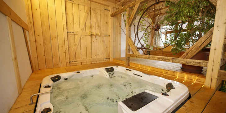 Jednou za pobyt si užijete i hodinu privátního wellness. 