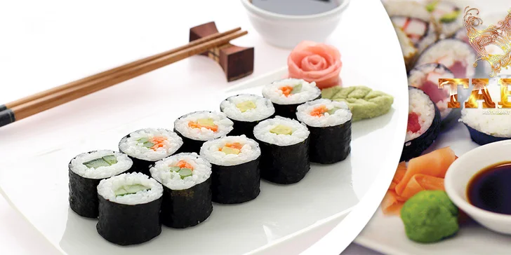32 až 64 kousků sushi s sebou. Do práce či na doma