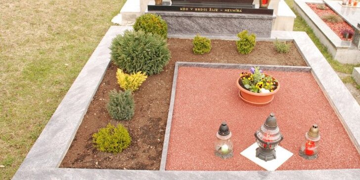 Údržba hrobového místa v základní či variantě Plus