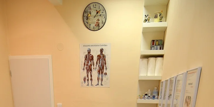 60 minut příjemné a relaxační masáže zad