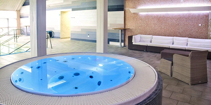 V ceně máte i neomezený vstup do hotelového wellness. 