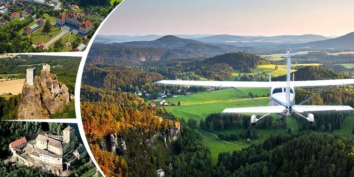 Vyhlídkové lety Cessnou 172 do českého nebe