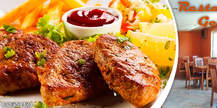 Masový Grill Mix pro dva v restauraci Georgia