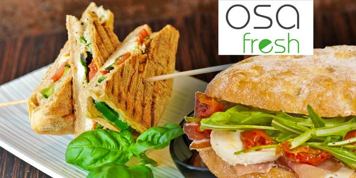Čerstvé panini nebo flaguette dle vaší chuti
