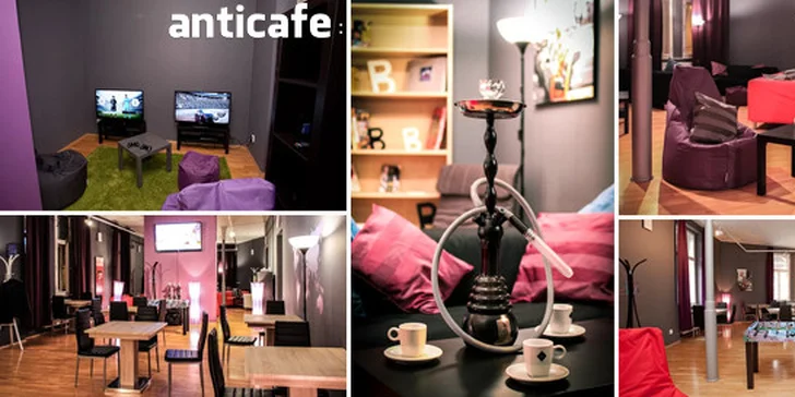 Anticafe - zábava a odpočinek v centru Prahy