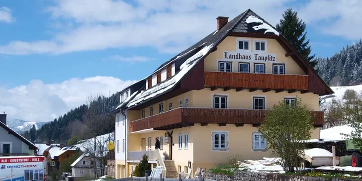 Landhaus Tauplitz - český penzion v rakouských Alpách.
