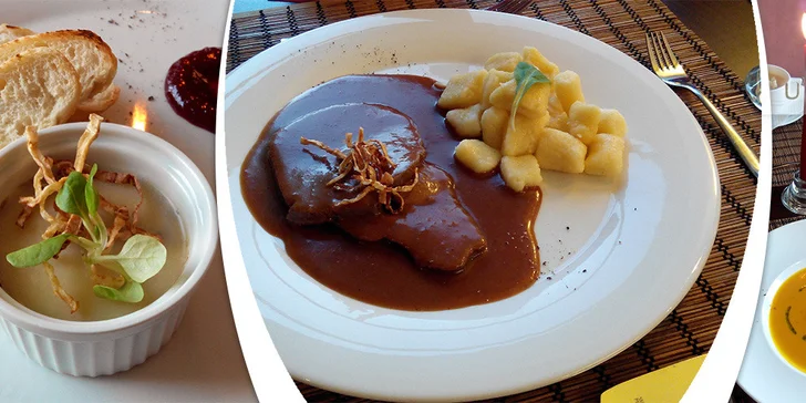Podzimní degustační menu pro dva U Zvonu