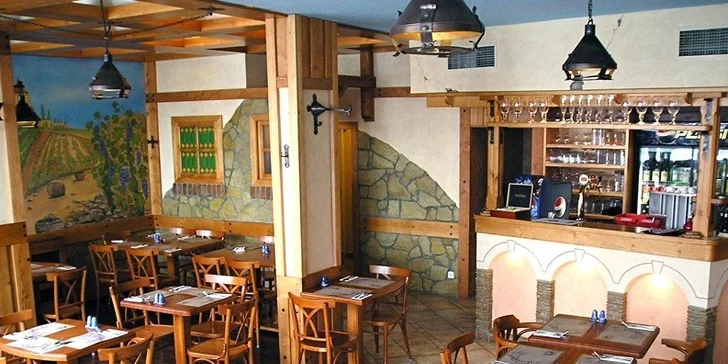 2 pizzy včetně předkrmů v pizzerii Riccardo na Letné