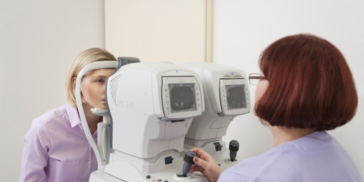 Předoperační vyšetření očí na klinice OFTUM Prague
