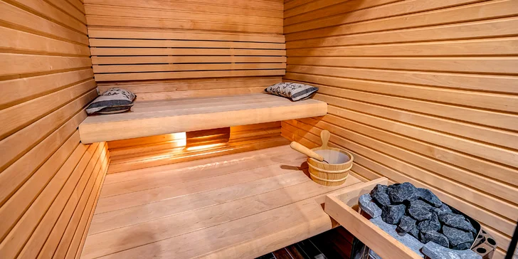 V jednom z apartmánov dokonca nájdete súkromnú saunu. 