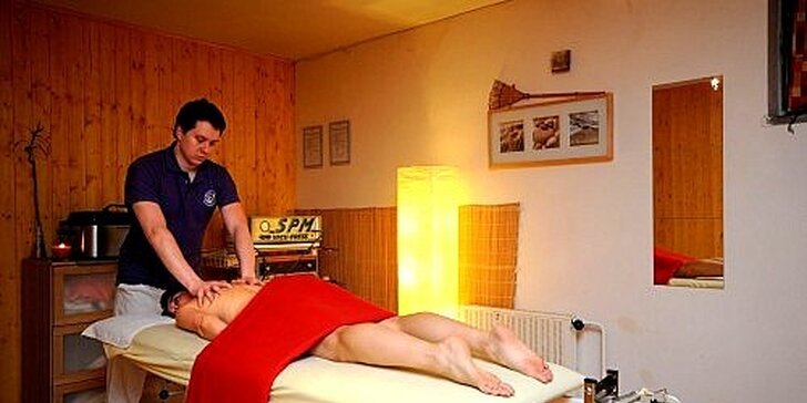 60minutová masáž – na výběr relaxační i zdravotní