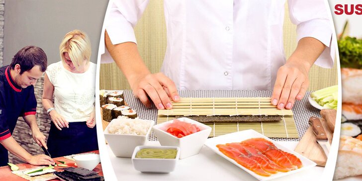 Individuální kurz sushi v restauraci Sushi Plus