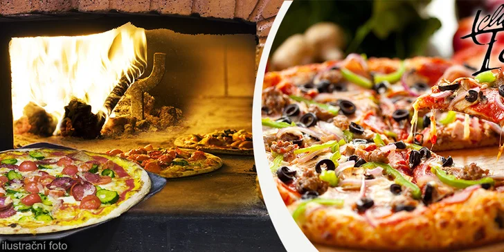 Dvě poctivé pizzy z Topas Clubu – lze i s sebou