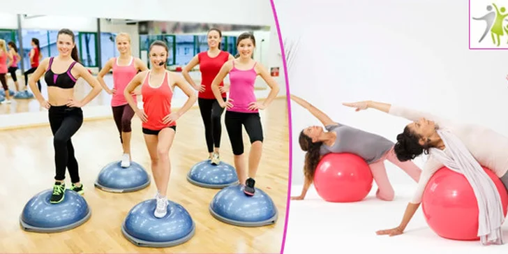 2 lekce bosu, pilates, fitballu či různých druhů zdravotního cvičení dle vlastního výběru