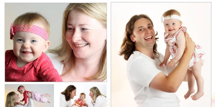 Fotografování a rodinná fotokniha z ateliéru