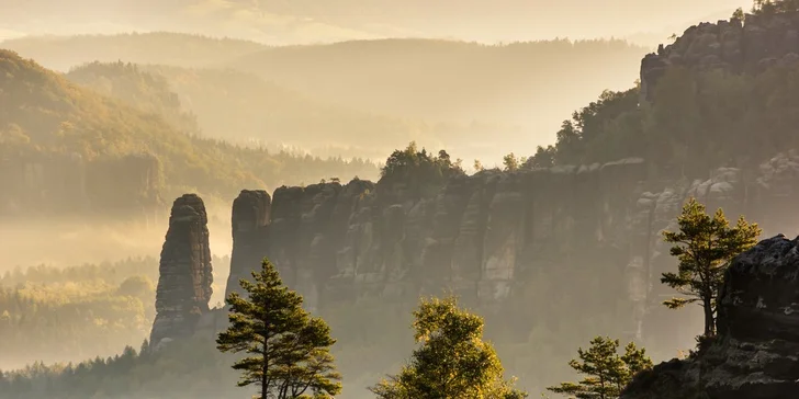 Vlakem z Prahy do lázních Toskana v Bad Schandau