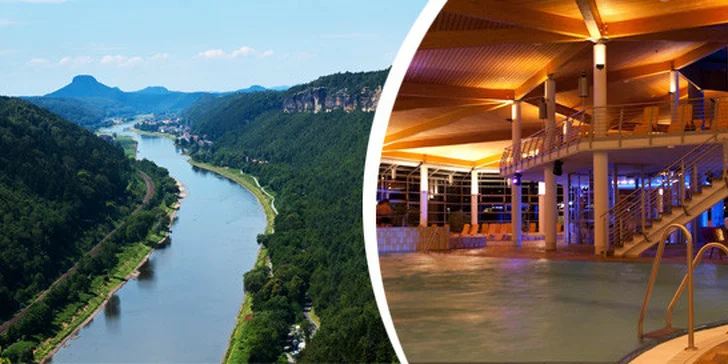 Lázně Toskana v německém Bad Schandau pohodlným klimatizovaným vlakem z Prahy
