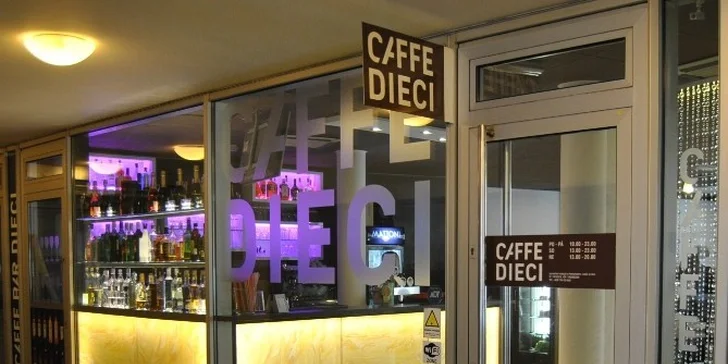 4 panáky na parties Caffe Dieci
