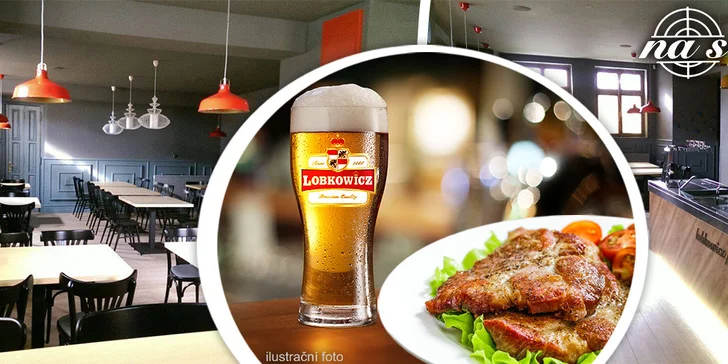 2 piva Lobkowicz, uzená krkovice a další dobroty