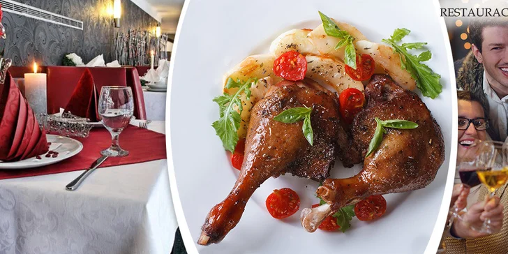 Svatomartinské menu pro dva v Restauraci Tyršova