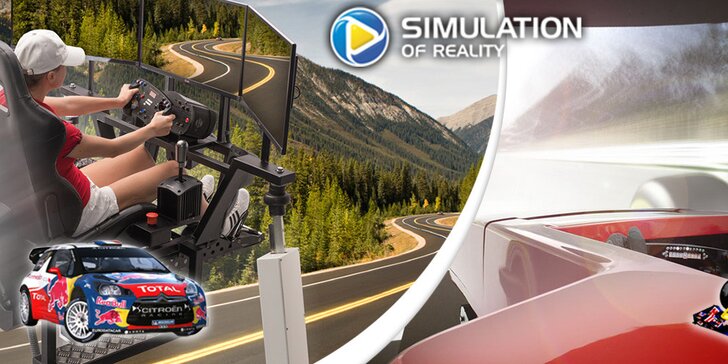 Zážitek na profesionálních simulátorech Formule 1 a Rallye