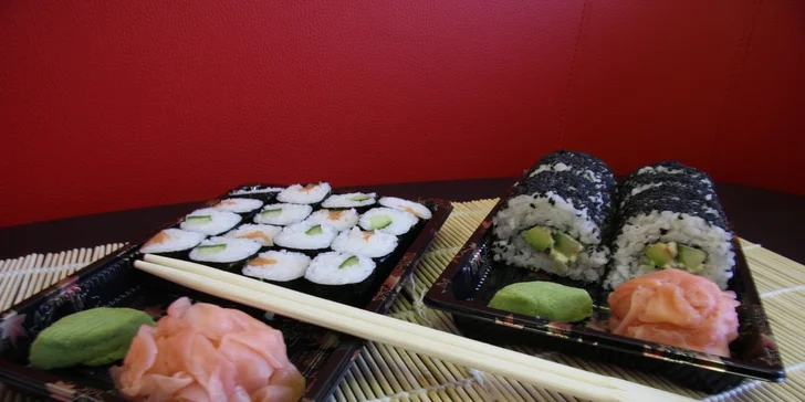 24 či 50 ks sushi s sebou ze Smart Sushi na Proseku