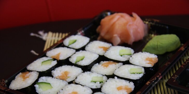 24 či 50 ks sushi s sebou ze Smart Sushi na Proseku