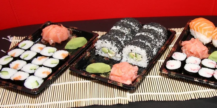 24 či 50 ks sushi s sebou ze Smart Sushi na Proseku