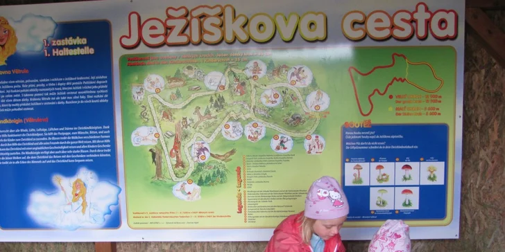 Ježíškova cesta se spoustou zajímavých úkolů pro děti.