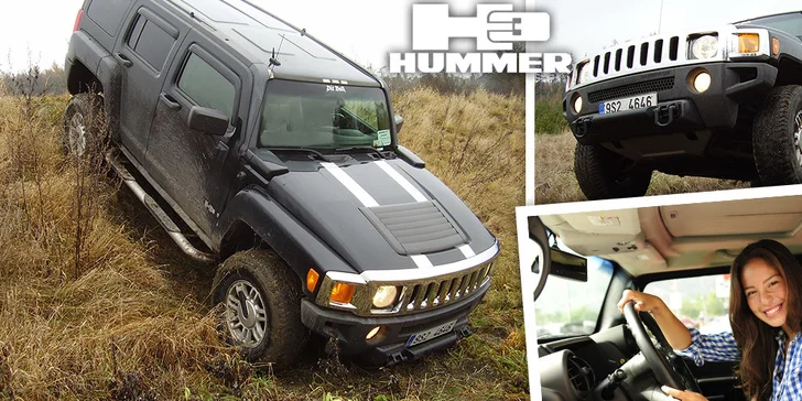 Zážitek s vozem Hummer H3 terénem i po silnici