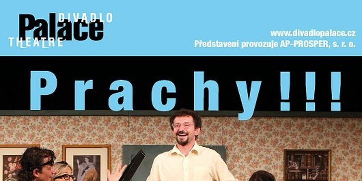 Vstupenka na představení „Prachy!!!“ Divadla Palace v hradecké Filharmonii