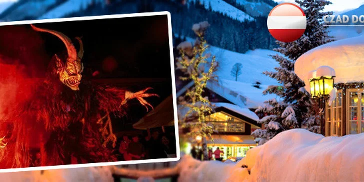 Adventní trhy a rej čertů v rakouském Mariazell