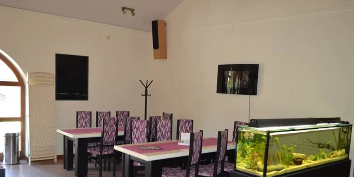 Hostit vás bude čistý, upravený prostor.