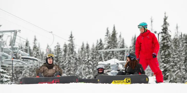 Víkendový SNOWBOARDOVÝ KURZ v Krkonoších pro začátečníky