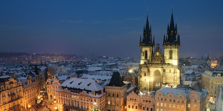 Předvánoční či zimní Praha na 1 nebo 2 noci