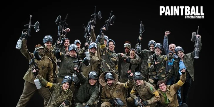 4 hodiny indoor i outdoor paintballu v Alcatrazu