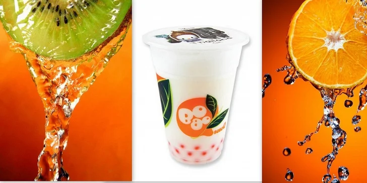 2 či 5 originálních nápojů Bubble Tea BoBoQ