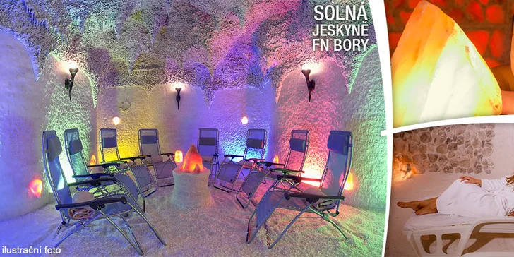 Dva vstupy do oblíbené solné jeskyně FN Bory