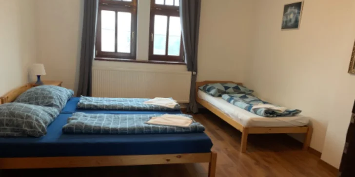 Čeká vás ubytování v pokojích nebo apartmánech.