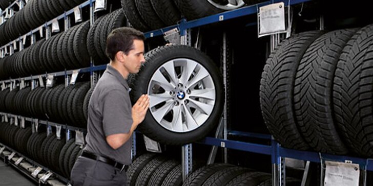 Přezutí pneumatik na zimu včetně vyvážení