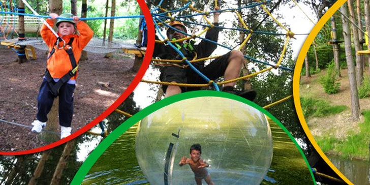Adrenalin v lanovém parku a lanovkovém světě