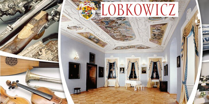 2 vstupenky na prohlídku Lobkowiczkého paláce