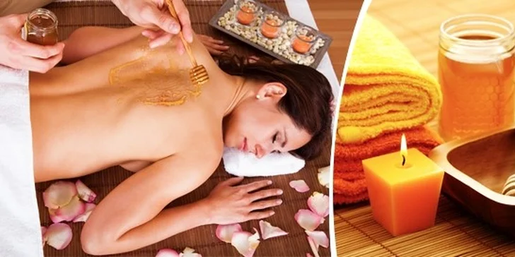 Detoxikační medová masáž ve studiu Sabrina