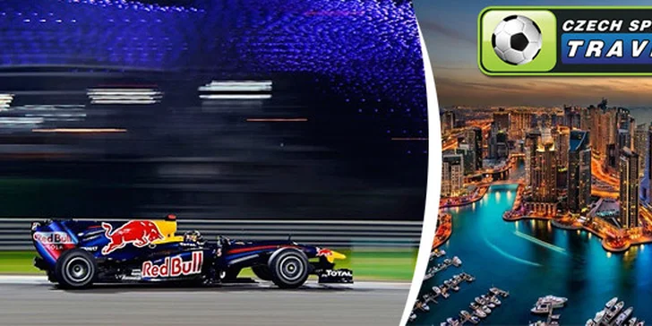 Letecký zájezd na kvalifikaci F1 Velká cena Abú Dhabí