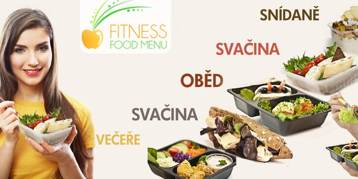 Krabičková dieta Fitness food menu na zkoušku včetně dopravy