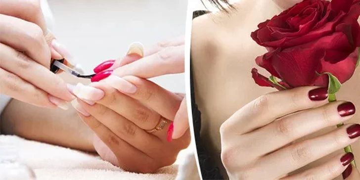 Shellac lakování nehtů a parafínový zábal