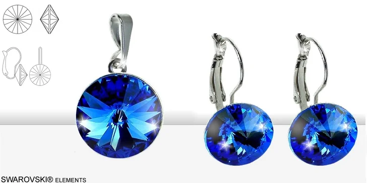 Souprava šperků s krystaly SWAROVSKI