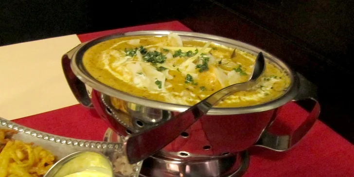 Lahodné speciality indické kuchyně pro dva