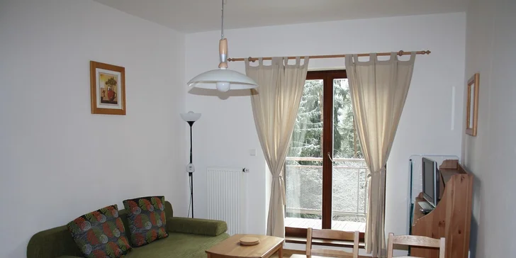 Týden v apartmánu na Lipně až pro 4 osoby