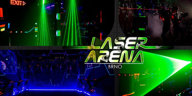 Akční Laser Game pro jednoho nebo dva hráče
